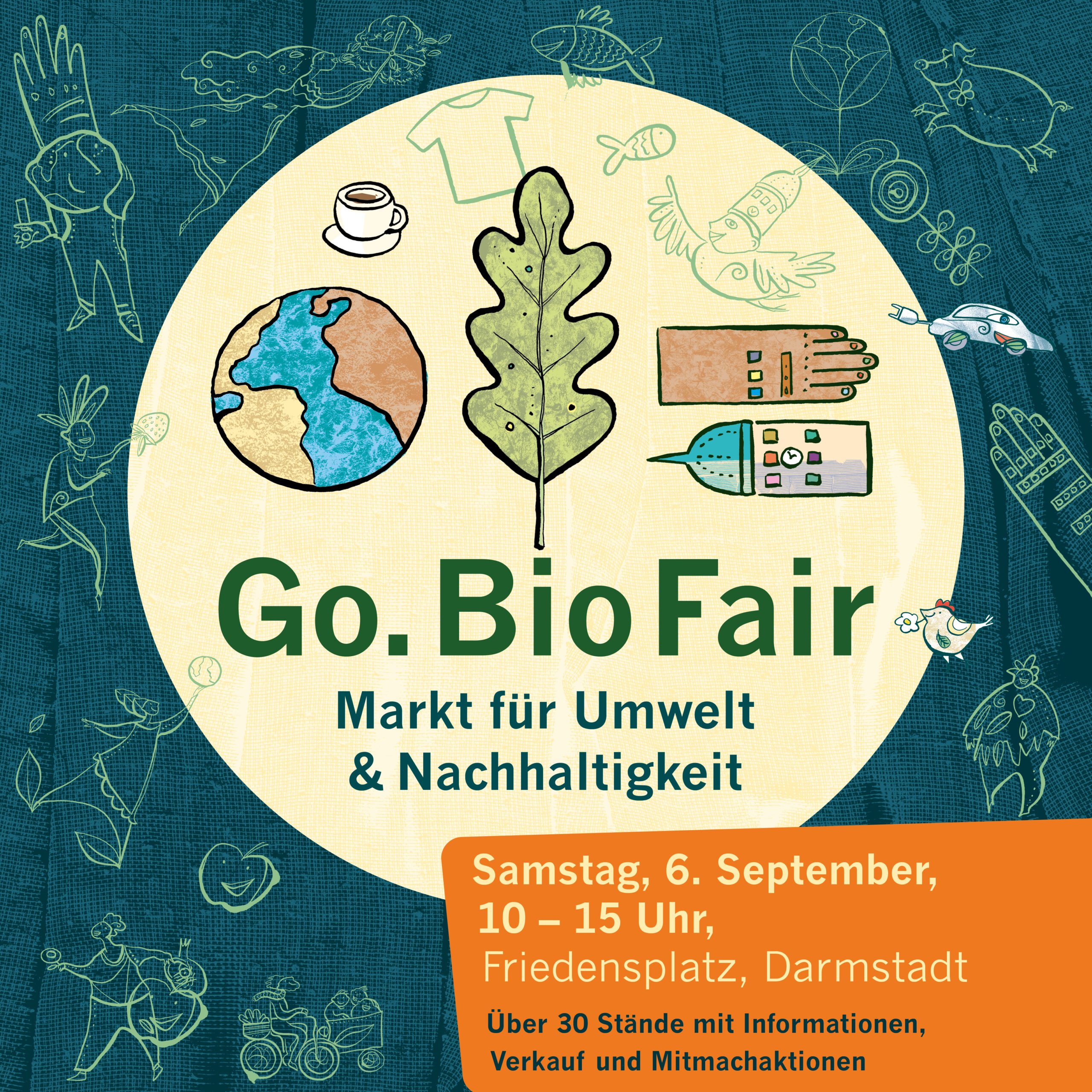 Stand auf der Biofair am 6. September