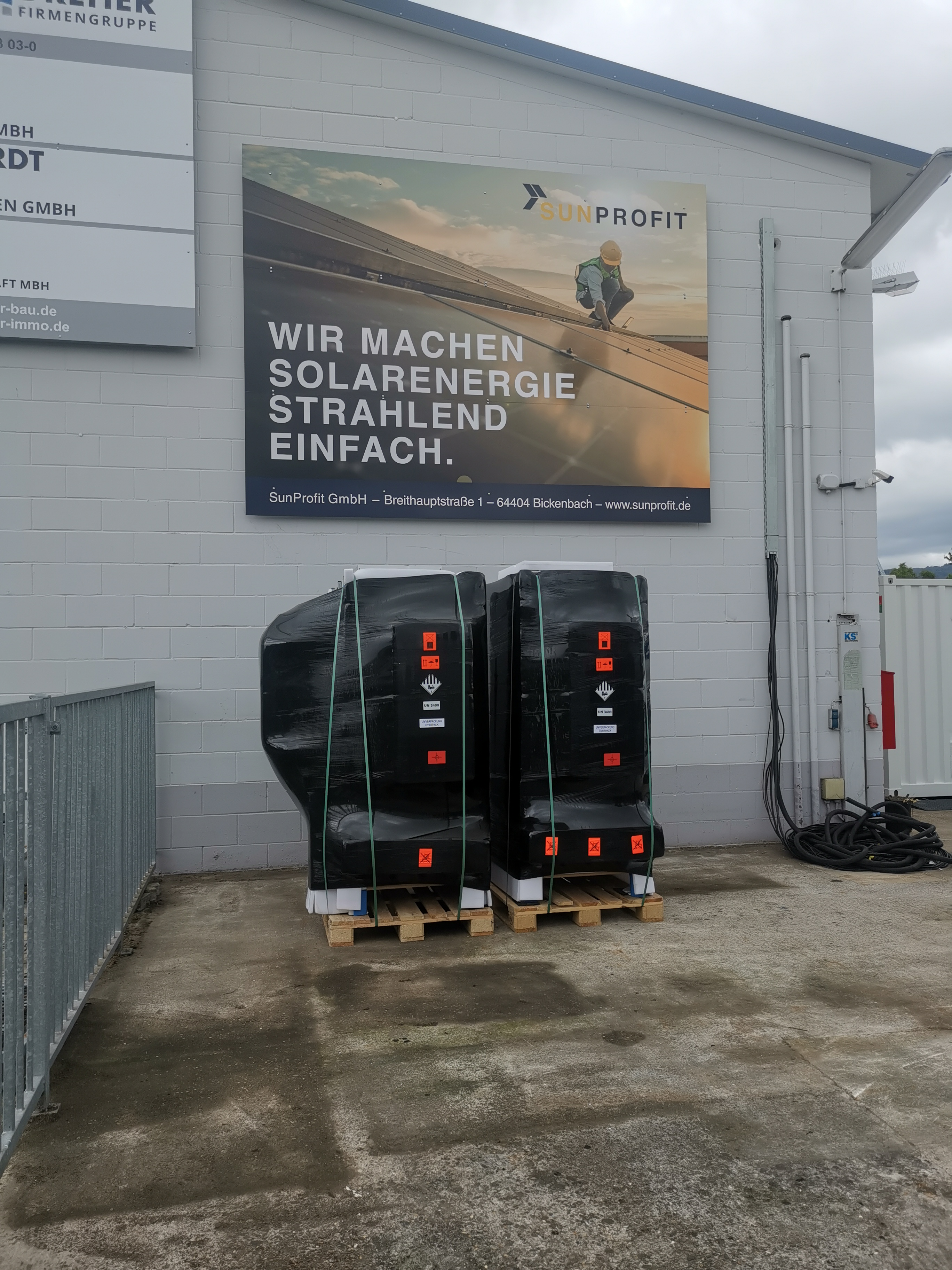 Baustelle Bürgerbatterie Bickenbach